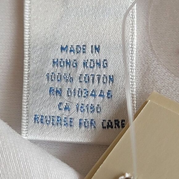 Ralph Lauren Layette White Pink newborn baby receiving blanket 100% cotton VTG - Picture 8 of 10